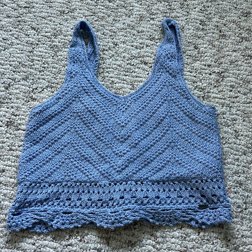 Blue Tank Top from Hollister
